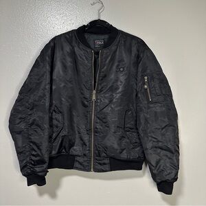 South Pole Black Bomber Jacket